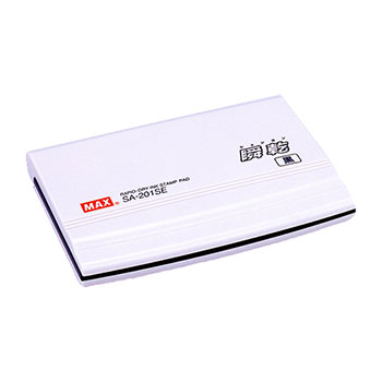 マックス SA90090 SA-201SEｶﾐﾊﾞｺ マックス瞬乾スタンプ台 中形 黒 紙箱入 （218-6597）