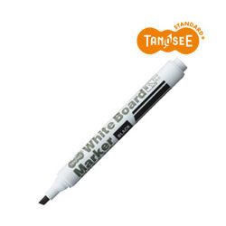TS-WBBGT-B ホワイトボードマーカー中字・角芯 黒 (814-3099) 線幅:1.0〜4.5mm