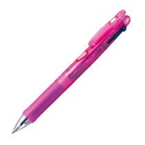 ゼブラ B3A3-P 油性多色ボールペン クリップオンG 3C 0.7mm 軸色（ピンク） （017-2196）