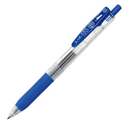 ゼブラ JJ15-BL ノック式ジェルボールペン サラサクリップ 0.5mm 青 （210-7035）