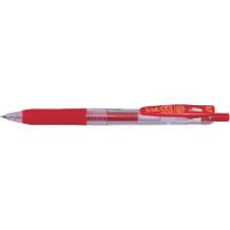 ゼブラ JJB15-R ノック式ジェルボールペン サラサクリップ 0.7mm 赤 （210-7073）