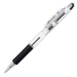 ゼブラ KRB-100-BK ノック式油性ボールペン ジムノック 0.7mm 黒 (014-3196)
