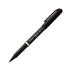三菱鉛筆 MYT7.24 水性サインペンリブ細字 黒 (014-4452)