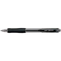 三菱鉛筆 SN10007.24 ノック式油性ボールペン VERY楽ノック 細字 0.7mm 黒 (116-1083)