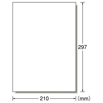エーワン 28762 PPCラベル A4判ノーカット