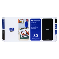HP C4820A No.80プリントヘッド/ヘッドクリーナー 黒 純正