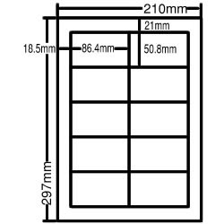 ナナ LDW10MBX シートカットラベル（ページプリンタ用ラベル）