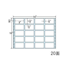 ナナ MT14J 連続ラベル Mタイプ