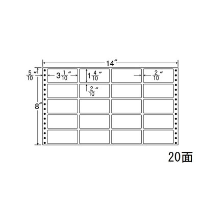 ナナ MT14V 連続ラベル Mタイプ