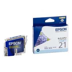 EPSON ICLC21 インクカートリッジ ライトシアン 純正