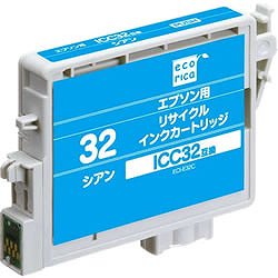 エコリカ ECI-E32C （ICC32互換）リサイクルインク