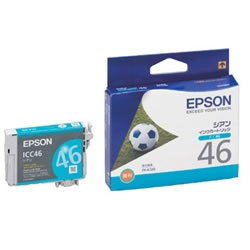 EPSON ICC46 インクカートリッジ シアン 純正