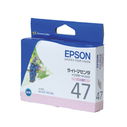 EPSON ICLM47 インクカートリッジ ライトマゼンタ 純正