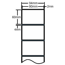 ナナ THR-3F 感熱ロールラベル セパレートタイプ