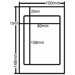 ナナ CLH-6 レーザープリンタ用ラベル ハガキサイズ