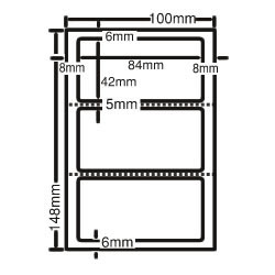 ナナ CLH-26 レーザープリンタ用ラベル ハガキサイズ