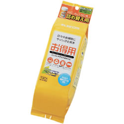 ELECOM WC-AL130SP ウェットクリーニングティッシュ