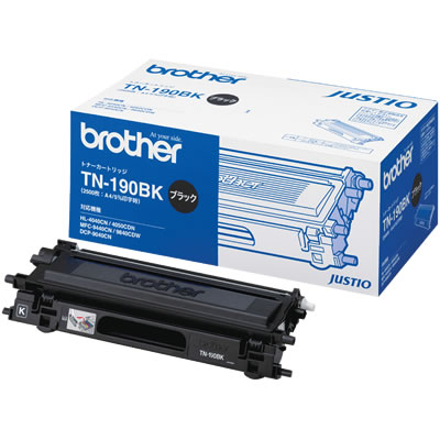 BROTHER TN-190BK トナーカートリッジ ブラック 純正