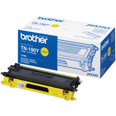 BROTHER TN-190Y トナーカートリッジ イエロー 純正