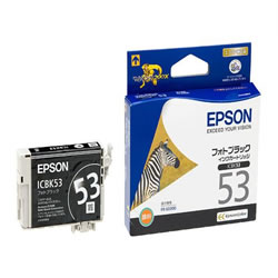 EPSON ICBK53 インクカートリッジ フォトブラック 純正