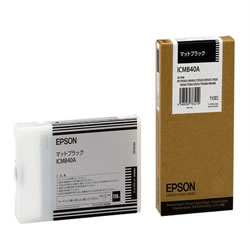 EPSON ICMB40A インクカートリッジ マットブラック 純正