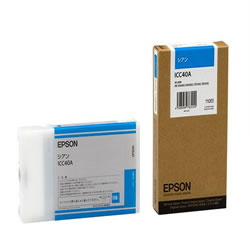 エプソン（EPSON）純正インク ICC40A シアン｜オフィネット