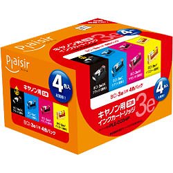 Plaisir PLE-C034P (BCI-3e/4MP互換) インク 汎用品