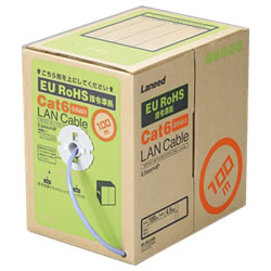 ELECOM LD-CT6/BU100/RS LANケーブル 100m