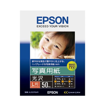 EPSON KL50PSKR 写真用紙<光沢> L判