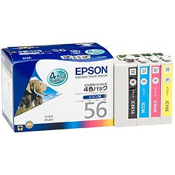 EPSON IC4CL56 インクカートリッジ 4色パック 純正