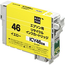 エコリカ ECI-E46Y リサイクルインク イエロー