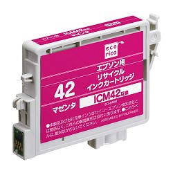 エコリカ ECI-E42M リサイクルインク マゼンタ