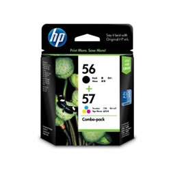 HP CC629AA HP56/57 黒・カラーパック 純正