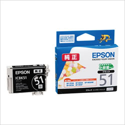 EPSON ICBK51 インクカートリッジ ブラック 純正