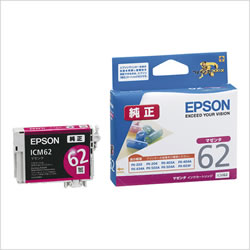 EPSON ICM62 インクカートリッジ マゼンタ 純正