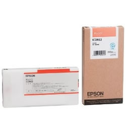 EPSON ICOR63 インクカートリッジ オレンジ 純正