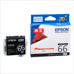 EPSON ICBK66 インクカートリッジ フォトブラック 純正