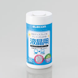 ELECOM WC-DP80N3 液晶用ウェットクリーニングティッシュ