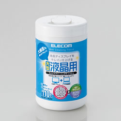 ELECOM WC-DP110LN3 液晶用ウェットクリーニングティッシュ