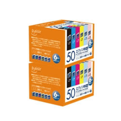 Plaisir PLE-E506PN2-2P インク 6色×2個パック 汎用品