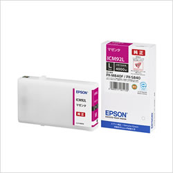EPSON ICM92L インクカートリッジ マゼンタ Lサイズ