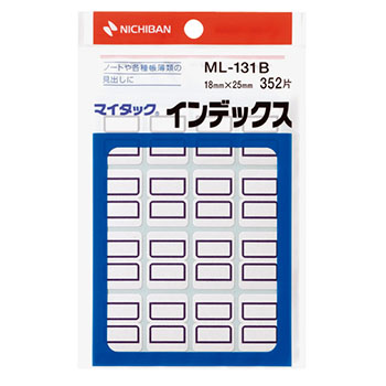 ニチバン ML-131B マイタック インデックススタンダード(紙ラベル) 小