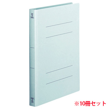 OSW-A4SB フラットファイル 厚とじw A4タテ 250枚 青 汎用品