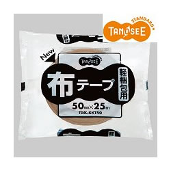 TANOSEE TGK-KKT50 布テープ 軽梱包用 50mm×25m
