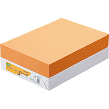 AEC-ORA4B αエコカラーペーパーII A4 オレンジ 500枚 汎用品