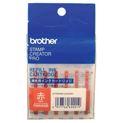BROTHER PRINK6R 使いきり補充インク 赤