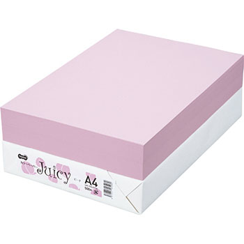 カラーペーパー Juicy ピーチ 汎用品 (326-7165) 1冊=500枚
