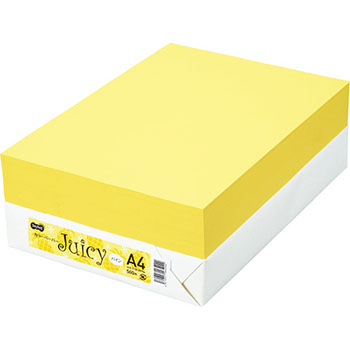 カラーペーパー Juicy パイン 汎用品 (326-5703) 1冊=500枚