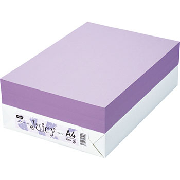 カラーペーパー Juicy グレープ 汎用品 (326-5734) 1冊=500枚