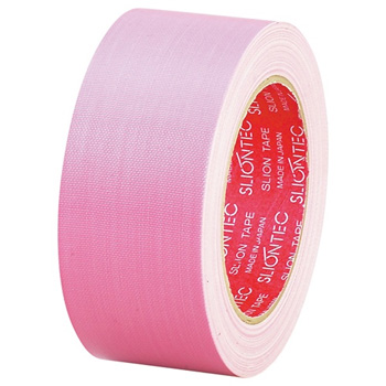 スリオンテック No.3390-50PK 布粘着テープ 50mm×25m ピンク (310-6471)